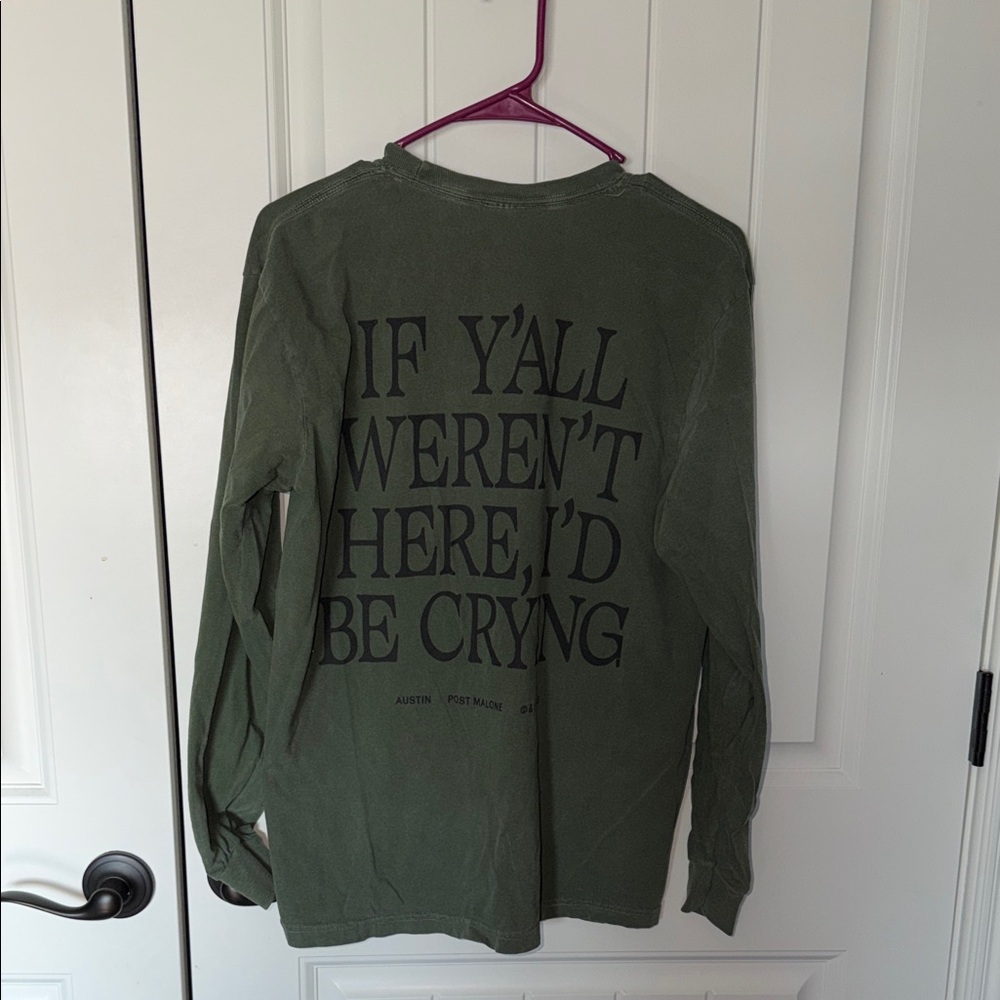 Post Malone Austin Tour 2023 Long Sleeve Tee - Picture 4 of 5